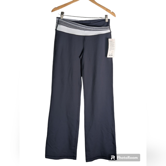 Lululemon Gray Luon Leggings , Sz 10, NWT - Picture 1 of 3